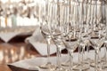 Mediterranean interior - wine glasses