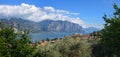 Mediterranean landscape at garda lake, malcesine