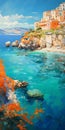 Mediterranean Landscapes: A Fusion Of Steve Henderson And Franciszek Starowieyski