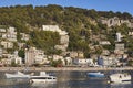 Mediterranean marina in Mallorca island. Puerto de Soller. Mallorca, Spain