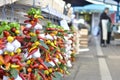 Mediterranean market - Rovinj, Croatia Royalty Free Stock Photo