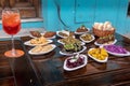 Mediterranean Meze Platter at Israeli Restaurant