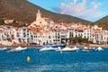 Mediterranean quay of Cadaques old village