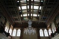 Mediterranean Revival Architecture With Ceiling Skylights