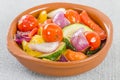 Mediterranean Roasted Vegetables Royalty Free Stock Photo