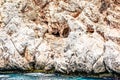 Mediterranean rocks and ocean in Turkey