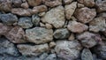 Mediterranean rustic stone wall background Royalty Free Stock Photo