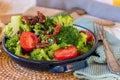 Mediterranean salad in a bowl Royalty Free Stock Photo
