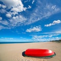 Mediterranean sand beach in Valencian community Spain