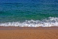 Costa Brava Spain beach sea Dorada summer sand background ocean nature water blue travel tropical vacation coast beautiful view Royalty Free Stock Photo