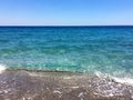 Beautiful serf of mediterranean sea