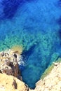 Mediterranean sea Barbaria cape Formentera Royalty Free Stock Photo