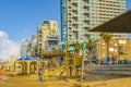 Mediterranean Sea Beach, Tel Aviv, Israel Royalty Free Stock Photo