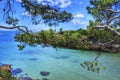 The Mediterranean Sea in the Costa Dorada, Spain Royalty Free Stock Photo