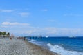 Mediterranean sea in Kiris, Turkey. Royalty Free Stock Photo