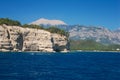 Mediterranean sea landscape view mountains Kemer, Turkey Royalty Free Stock Photo