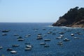 mediterranean sea lansdcape with boats