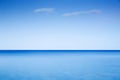Mediterranean sea, longtime exposure Royalty Free Stock Photo