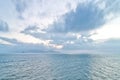 Mediterranean sea in Piombino, Tuscany - Italy Royalty Free Stock Photo