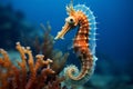 Mediterranean sea seahorse