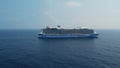 Mediterranean Sea - September 3, 2022: Royal Caribbean Odyssey of the Seas cruising at open sea.