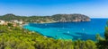 Mediterranean Sea Spain Majorca Coast of Camp de Mar Royalty Free Stock Photo