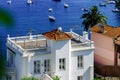 Mediterranean sea summer day view. Cote d'Azur, France.