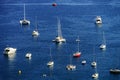 Mediterranean sea summer day view. Cote d'Azur, France.