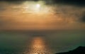 Mediterranean sea view from Dingli cliffs, Malta.