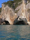 Mediterranean seal cave (Grotta del Bue marino) Royalty Free Stock Photo