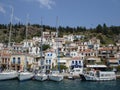 Mediterranean seaside island town of Poros Greece