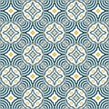 Mediterranean style ceramic tile pattern Ethnic folk ornament Colorful seamless geometric pattern Royalty Free Stock Photo