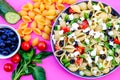 Mediterranean Style Greek Pasta Salad