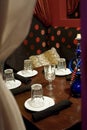 Mediterranean style restaurant with hookah