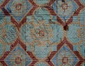 Mediterranean Tile Background With Crackle Texture