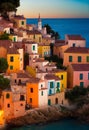 Mediterranean town landscape