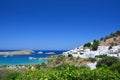 Mediterranean town Lindos, Greece