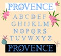 Mediterranean vacation font