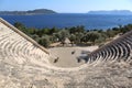 Mediterranean View from Ancient Roman Amphitheatre