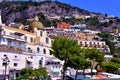 Mediterranean village on Amalfi Coas Royalty Free Stock Photo