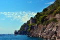 Mediterranean village on Amalfi Coas Royalty Free Stock Photo