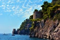 Mediterranean village on Amalfi Coas Royalty Free Stock Photo