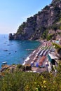 Mediterranean village on Amalfi Coas Royalty Free Stock Photo