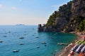 Mediterranean village on Amalfi Coas Royalty Free Stock Photo