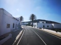 Mediterranean village road