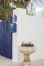 Mediterranean Village Streets. Creative, minimal, bright and airy styled concept