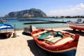 Mediterrean summer seascape. Sicily Royalty Free Stock Photo
