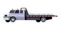 Medium duty car hauler truck vehicle icon