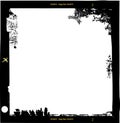 Medium empty photo frame, Royalty Free Stock Photo