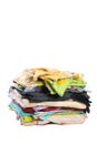 Medium pile of bed-clothes #2 | Isolated
